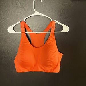 Orange L sports bra
